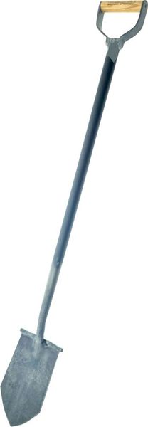 Spitzspaten D-Griff Stielaus einem St. geschmiedet