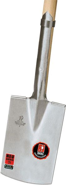 Rodespaten Gr. 2 T-Stiel Trittschutz