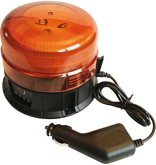 Rundumkennleuchte LED Akku, Magnetisch, Saugfuß