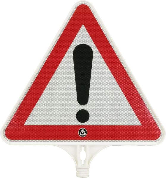 Schild Achtung, Folie Typ 2, Seitenlänge 440mm