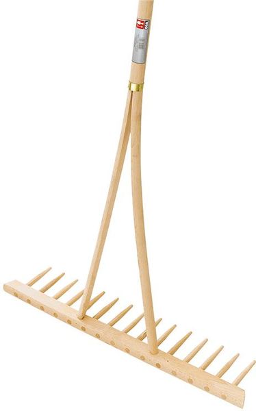 Heurechen Buchenholz 15 Zink m Stiel 160 cm