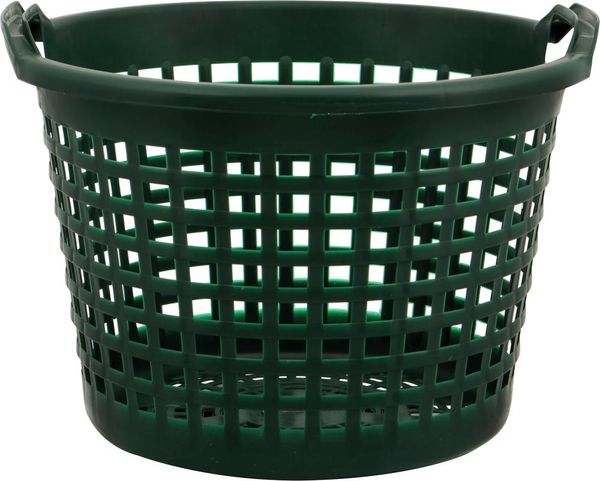 Gartenkorb 25 kg, grün, rund