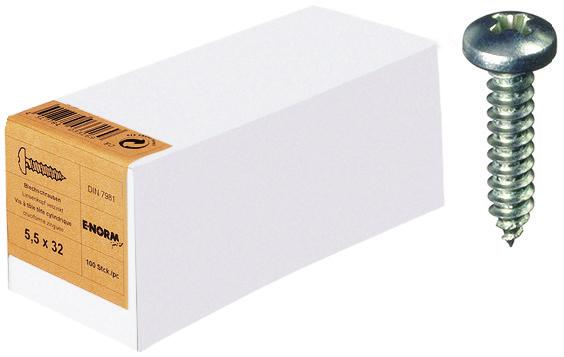 lag112272.jpg DIN 7981 ST galZn -C-H 2,9x9,5 KP E-NORMpr