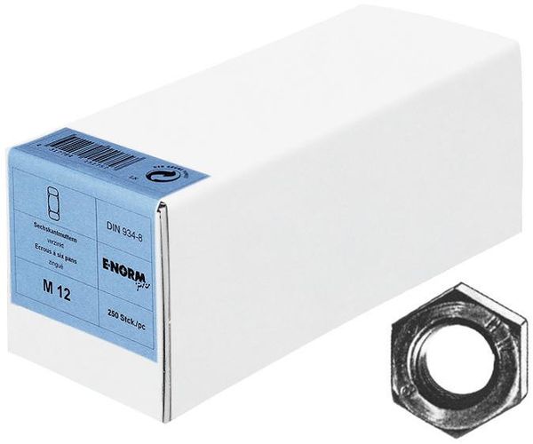 DIN 934 8 galZn M4 KP E-NORMpro