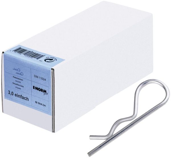 Federstecker galZn 3,2 einfach HP E-NORMpro