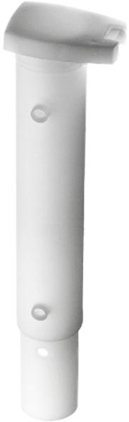 lag181438.jpg Bodenhülse f. WäschepfahlKunstst. weiß Rohr-D.42mm