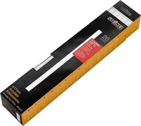 tel116154.jpg Klebesticks Ø 11 mm Acrylate Steinel VE à 20 Stück f. GluePRO 300/400 LCD