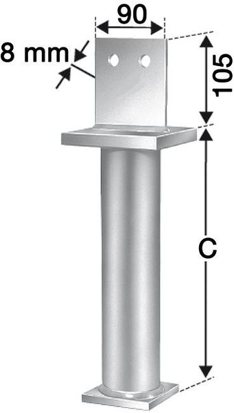 SST Stützenfuß PISMAxIG-B