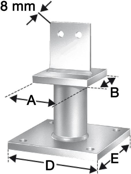 SST Stützenfuß PISBMAxIG-B