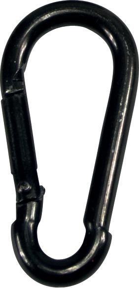 Feuerwehr-Karabinerhaken schwarz-Zn 100x10mm