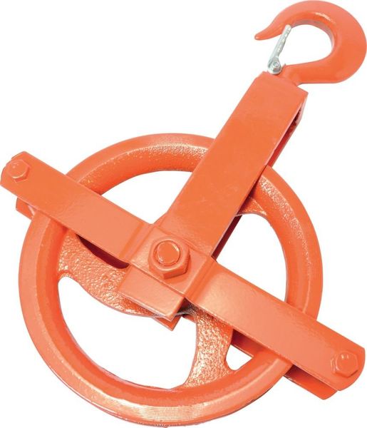 pim147933.jpg Klobenrad Stahl rot-lack.f. Seil-Ø b.25,0mm