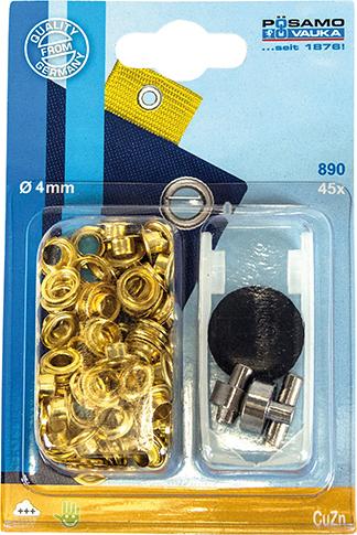 Öse MS vernickelt (SB) 4,0mm a 60 Stück