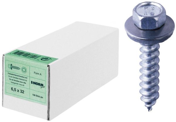 lag112306.jpg Fassadenschr. Edelst.A2 6,5x25 S16 HP E-NORMpro