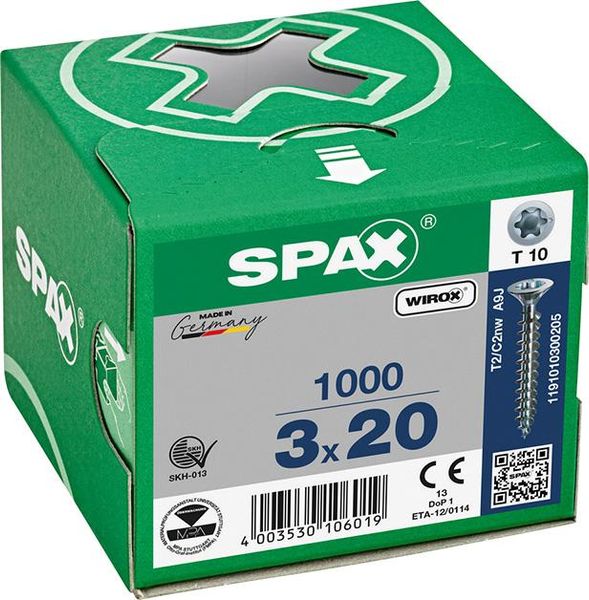 lag1100364.jpg SPAX SeKo T-STAR+ 3,0 x 20/17 Wirox HP