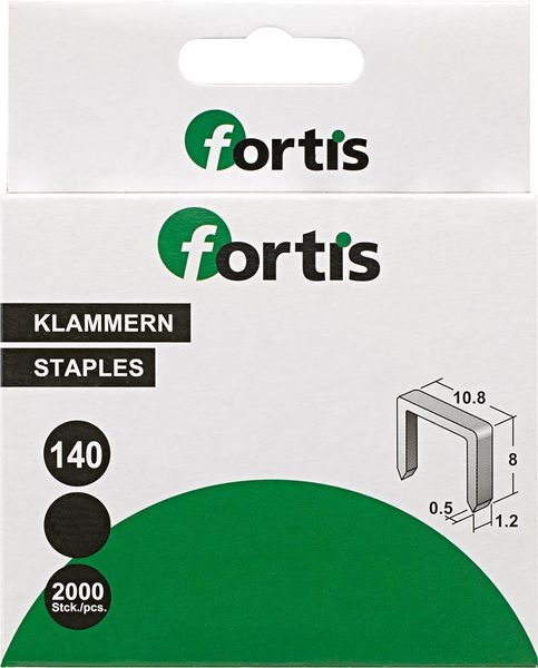 wzk113487.jpg Heftklammer 14 mm a 2000Stk. FORTIS