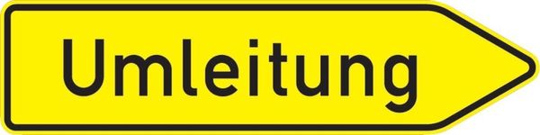 pim103296.jpg VKZ.454-20, 1250x350mm Umleitung rechtsweisend RAL-Gütezeichen Folie RA1