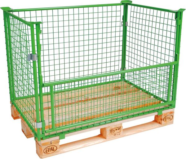 Gitteraufsatzrahmen 80cm RAL 6017 5x5