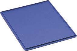 Auflagedeckel blau f.Transport-Stapelkasten B300xT200 mm VE 4 Stk.