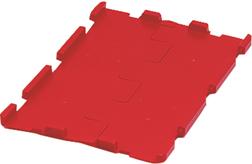 bet106849.jpg Klappdeckel rot für VTK / D400K,rot B400xT300 mm VE 4 Stk.