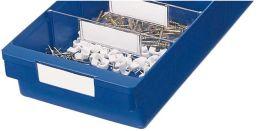 lag108008.jpg Etikett weiß für Kleinteilebox B93 mm VE 16 Stk.