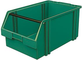 ube116787.jpg Sichtlagerkasten LK 1A grün 500/450x300x230 mm