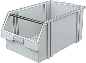ube116789.jpg Sichtlagerkasten LK 1A grau 500/450x300x230 mm