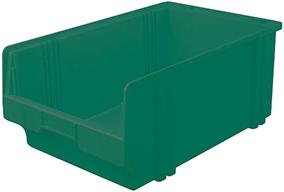 ube116792.jpg Sichtlagerkasten LK 1B grün 500/450x300x200 mm