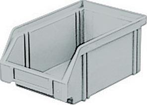 ube116797.jpg Sichtlagerkasten LK 1C grau 500/450x300x145 mm