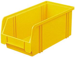 Sichtlagerkasten LK 3A gelb 290/266x140x130 mm