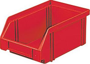 Sichtlagerkasten LK 4 rot 160/140x105x 75 mm