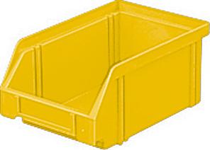 Sichtlagerkasten LK 4 gelb 160/140x105x 75 mm