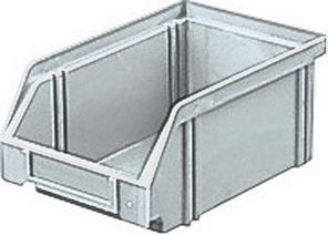 Sichtlagerkasten LK 4 grau 160/140x105x 75 mm