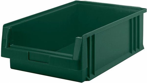 Sichtlagerkasten PLK 1c B315xT500xH150 mm grün