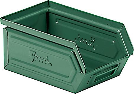 STAHLBEHÄLTER GR.1 GRÜN RAL6011 MM B=95 T=160 H=75