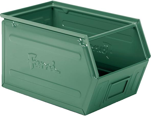 epl132446.jpg STAHLBEHÄLTER GR.4A5 GRÜN RAL6011 MM B=300 T=520 H=300