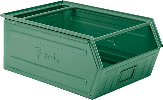 epl132479.jpg STAHLBEHÄLTER GR.5 GRÜN RAL6011 MM B=450 T=700 H=300