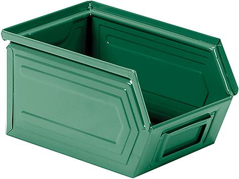 epl132422.jpg STAHLBEHÄLTER GR.2 GRÜN RAL6011 MM B=140 T=230 H=130
