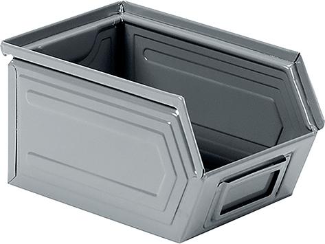 epl132421.jpg STAHLBEHÄLTER GR.2 GRAU RAL7000 MM B=140 T=230 H=130