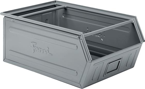 epl132474.jpg STAHLBEHÄLTER GR.5 GRAU RAL7000 MM B=450 T=700 H=300