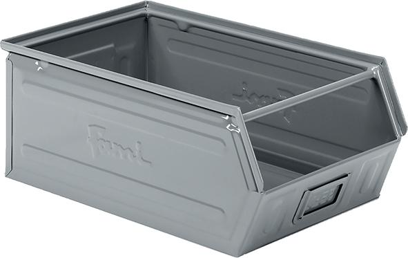 epl132464.jpg STAHLBEHÄLTER GR.4 GRAU RAL7000 MM B=300 T=500 H=200