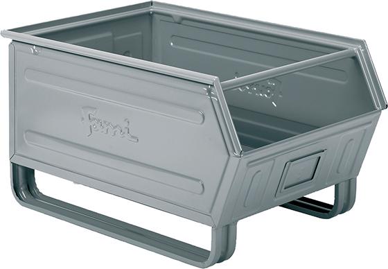 epl132475.jpg STAHLBEHÄLTER GR.5 GRAU RAL7000 MM B=450 T=700 H=390