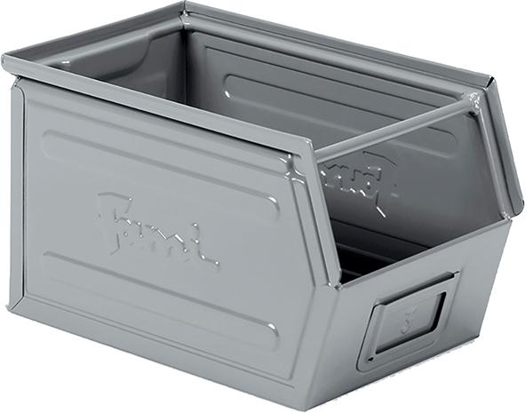 epl132463.jpg STAHLBEHÄLTER GR.3 GRAU RAL7000 MM B=200 T=350 H=200