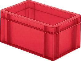 epl122356.jpg Transport-Stapelkasten B300xT200xH145 mm rot, geschlossen ohne Griffloch