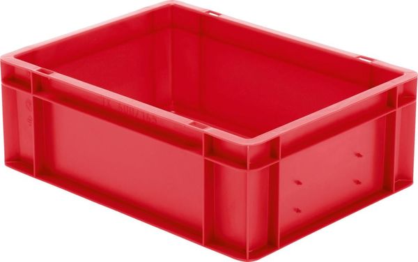 epl122357.jpg Transport-Stapelkasten B400xT300xH145 mm rot, geschlossen ohne Griffloch
