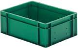 lag144205.jpg Transport-Stapelkasten B400xT300xH145 mm grün, geschlossen ohne Griffloch
