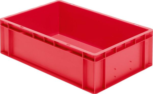 epl122362.jpg Transport-Stapelkasten B600xT400xH175 mm rot, geschlossen ohne Griffloch