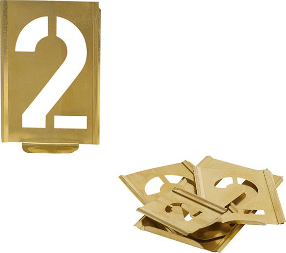 pre123723.jpg Signierschablone 0-9 Schrifthöhe 100mm KUKKO