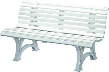 epl106013.jpg Gartenbank HELGOLAND 3-Sitzer Länge 1500 mm weiß