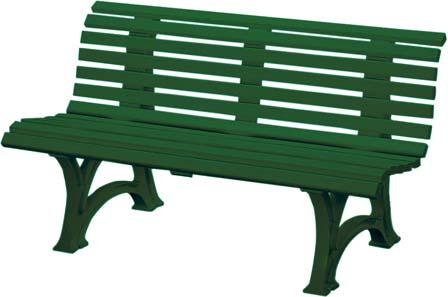 ube107000.jpg Gartenbank HELGOLAND 3-Sitzer Länge 1500 mm grün