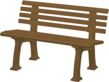 ube107001.jpg Gartenbank IBIZA 2-Sitzer Länge 1200 mm braun